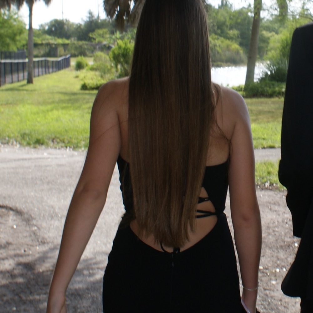 Faviana prom dress